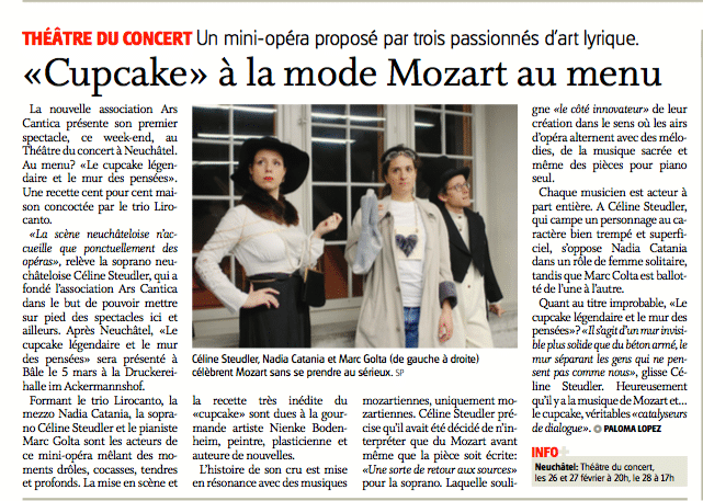 Article paru dans l’Express et l’Impartial